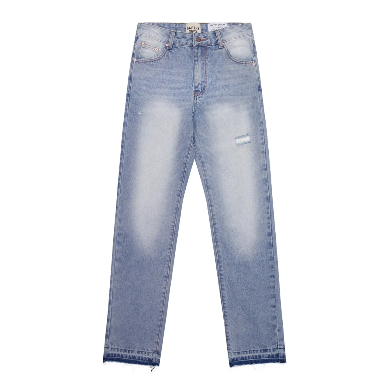 645#Gallery Dept new basic style washed small straight leg jeans American high street casual trousers washed black washed blue S～XL p220